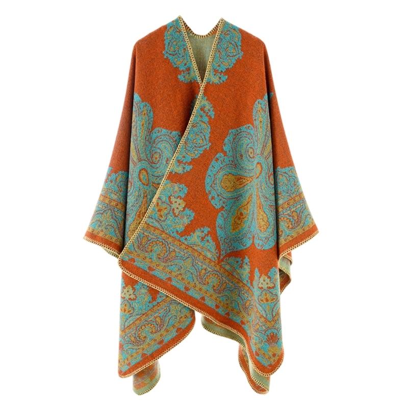 Extra Warm Thickened Plaided Shawl Scarf Wrap Long Comfortable Winter Accessory For Outdoor Travel Home Unisex