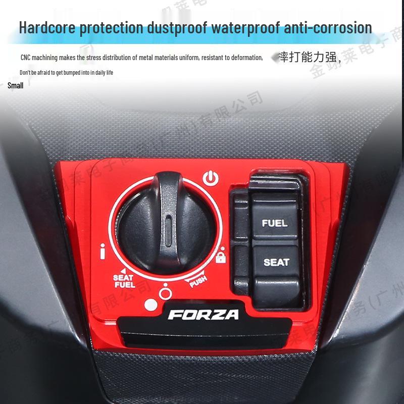 Aluminum Handlebar Headlight Switch Cover for Honda Forza 350 Motorcycle