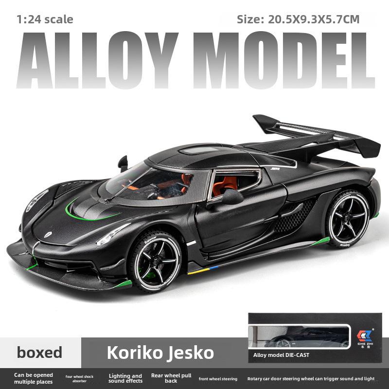 Koenigsegg 1:24 Alloy Supercar Model: Large Children's Toy & Collectible