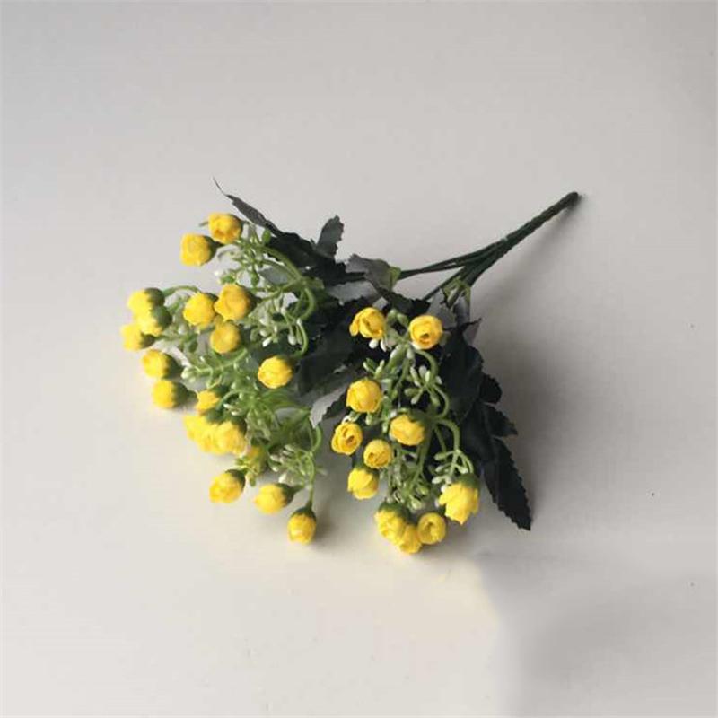 Heads Artificial 36 Silk Rose Flowers Bunch Bouquet Wedding Home Grave Decor