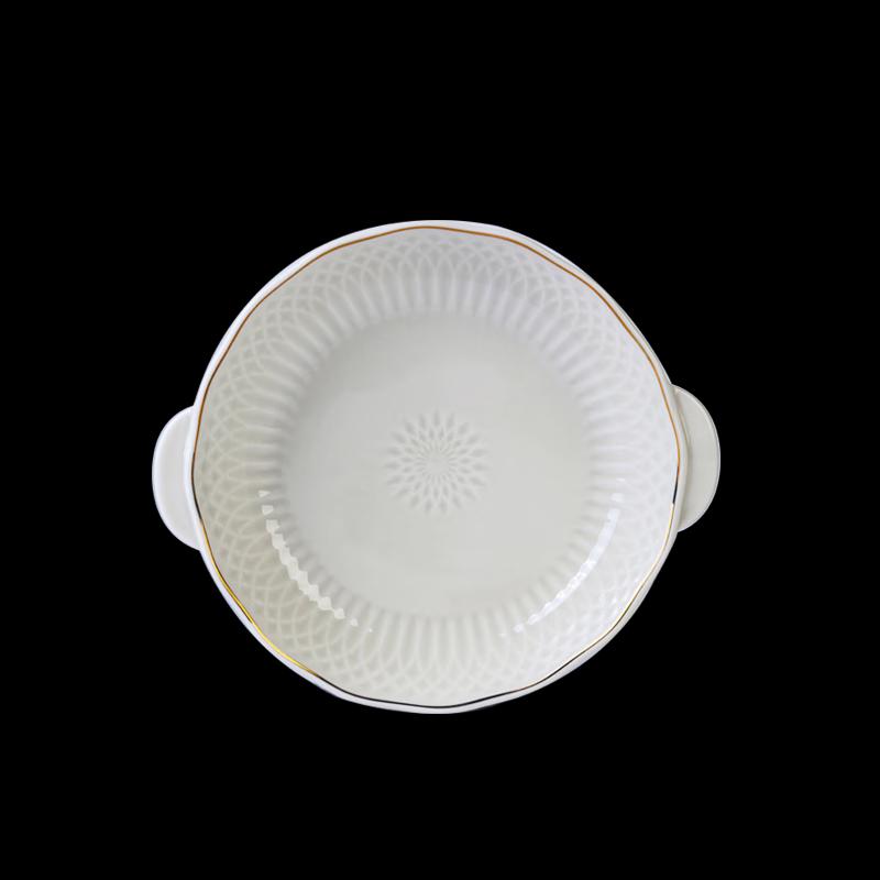 Jingdezhen Nordic 9-Inch Ceramic Deep Serving Plate