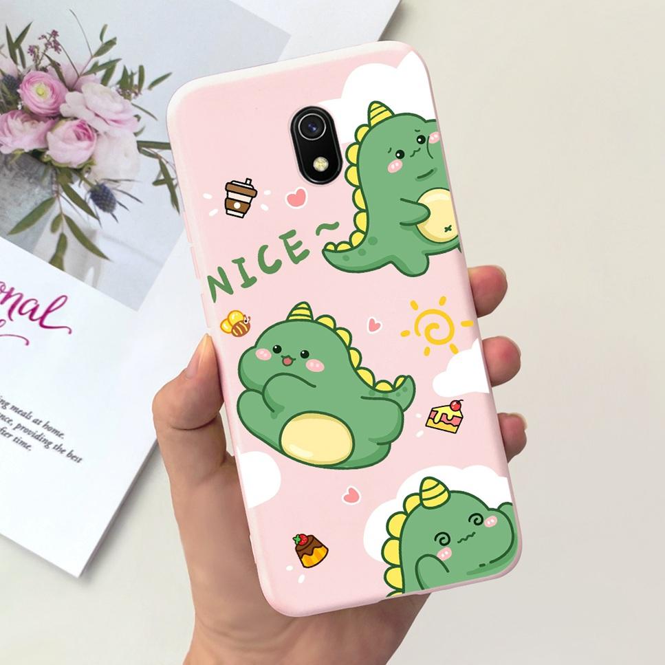 Cover For Xiaomi Redmi 8A Case Cartoon Dinosaur Astronaut Soft Silicone Cover For Xiaomi Redmi8A 8 A 8a 6.22" Phone Case Fundas