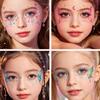 Star Heart Glitter Butterfly Face Tattoo Realistic Face Temporary Tattoo  Dance Performances
