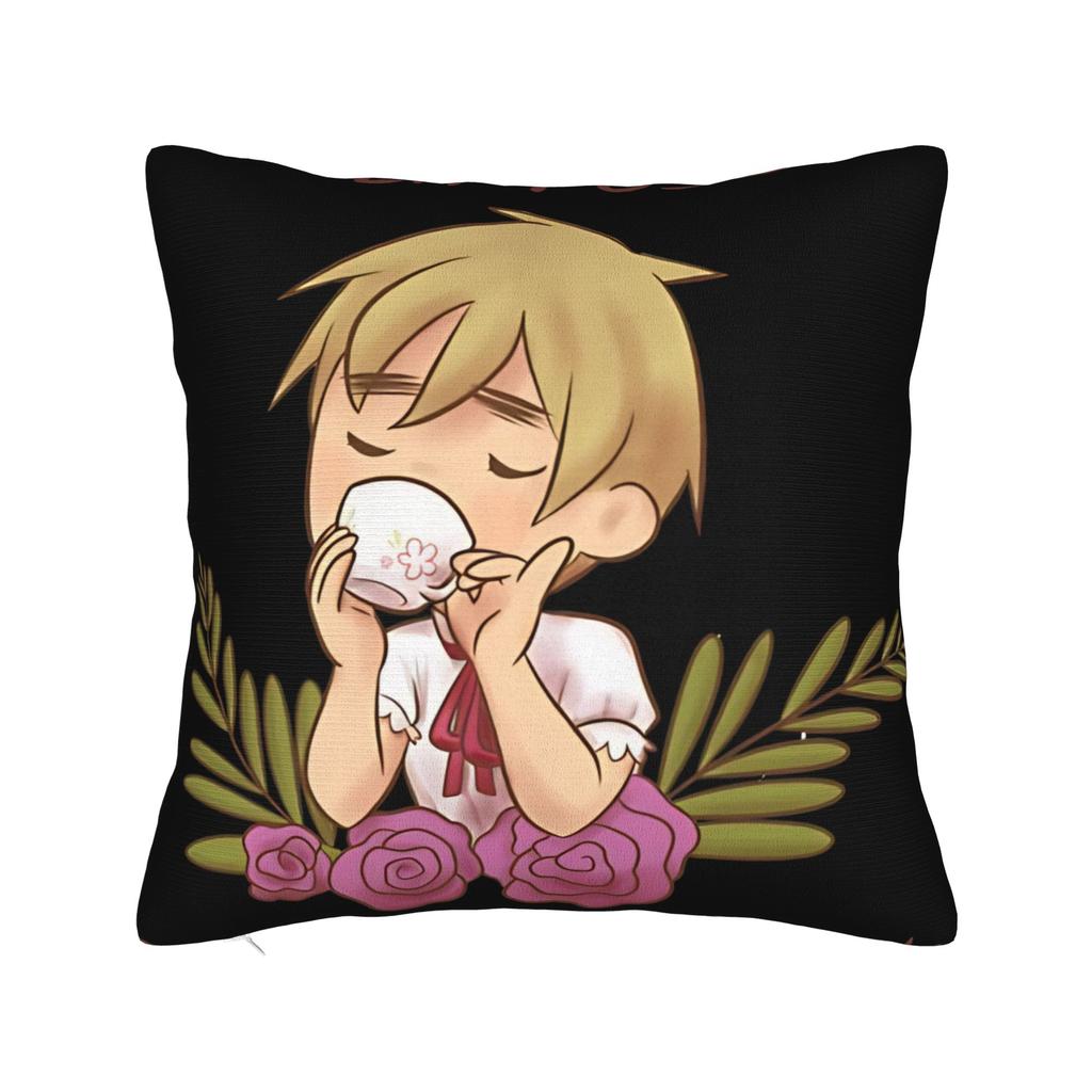 Pillow Case Hetalia Axis Power  Square Pillow Cover  Retro Trendy Cushion Design Pillowcases For Office Car Home Decorative