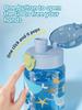 1pc 550ml Cartoon Animal Water Bottle Portable Safety Lock Cute Water Cup Kids Leak-proof Drinking Jug For Outdoor Camping Trave
