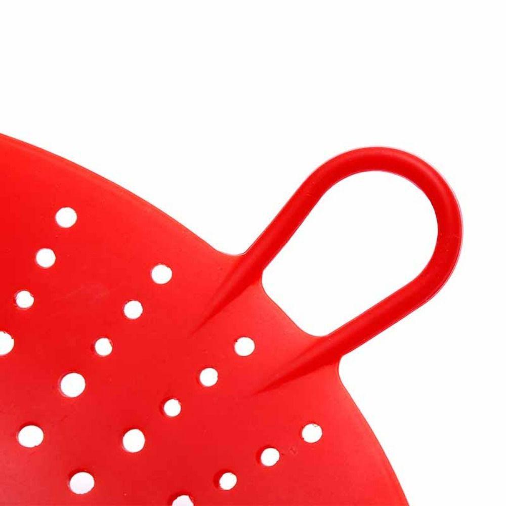 Non-Stick Silicone Steamer Basket Heat Resistant Dumpling Steamer  Steaming Vegetables