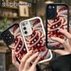 Phone Case: 2D Flat Samsung Galaxy A34 A35 M05 M06 S20 S22 S21 FE Plus 5G Layered Protective Case with Swirl Background, Christmas and Halloween Gift