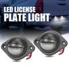 Universal LED License Plate Tag Lights Lamp for MAN Truck Trailer Car Lorry Camper Van RV Pickup SUV ATV UTV Indicator 12V 24V