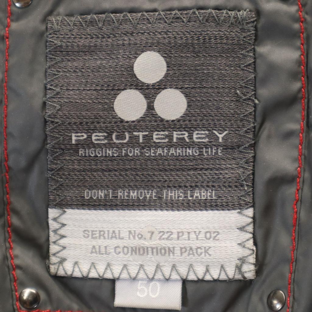 PEUTEREY down coat 50 Charcoal gray Men's Used