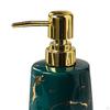Ceramic Pump Soap Dispenser Leakproof 500ml/17oz Elegant Refillable Body Wash for