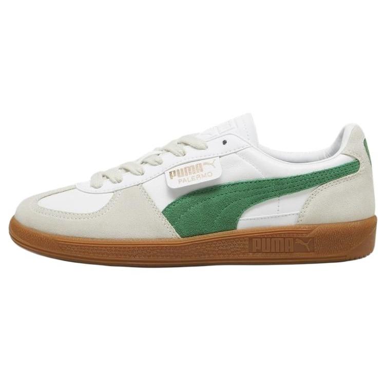 Puma Palermo LTH White Green Gum Men s 396464-07 EU 35.5