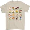 Mushroom Species Mens T-Shirt 100% Cotton
