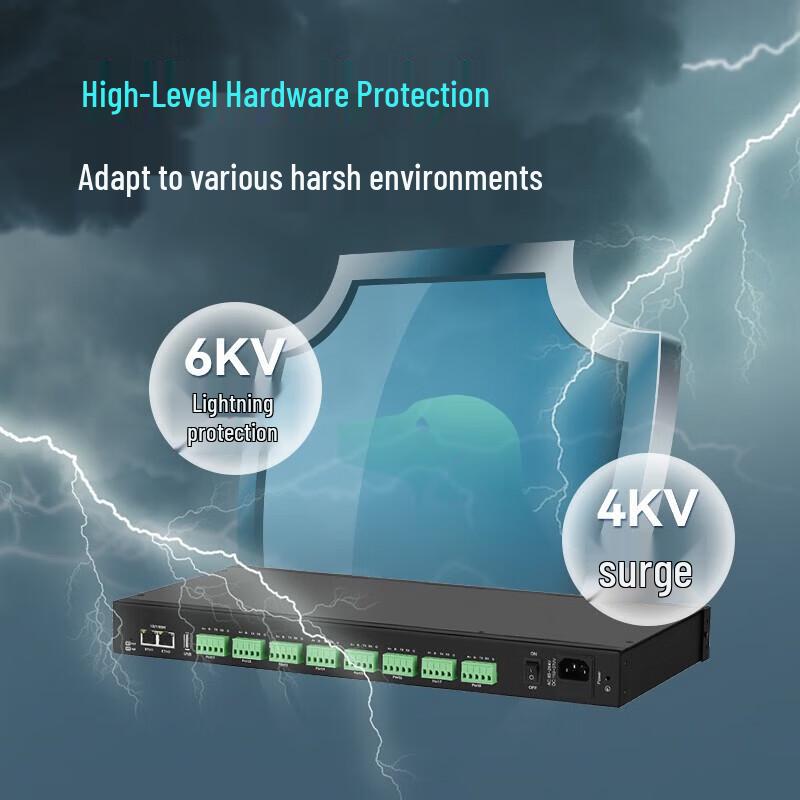 MW 8-Port Industrial Serial Server