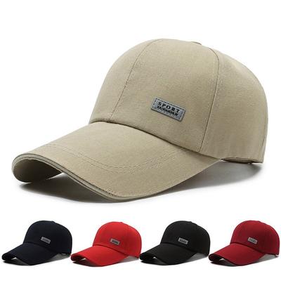 Classic Sport Label Baseball Cap – Adjustable Cotton Casual Sun Hat