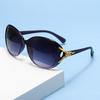 New Fox Head Sunglasses Women Small Frame Oval Retro Designer Shades UV400 Protection Fashion Eyewear