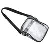 Clear Messenger Bag Stadium Approved Transparent PVC Shoulder Bag for Work Business L