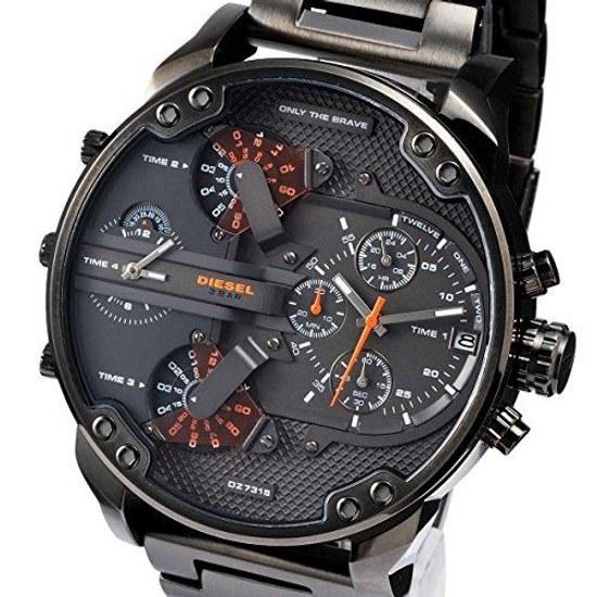 Diesel Mister Daddy Chrono Quartz Mens Watch DZ7315 Gunmetal