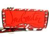Authentischer Christian Louboutin Roter Nylon Gürtel Hüfttasche Pouch #a946 Aufgearbeitet