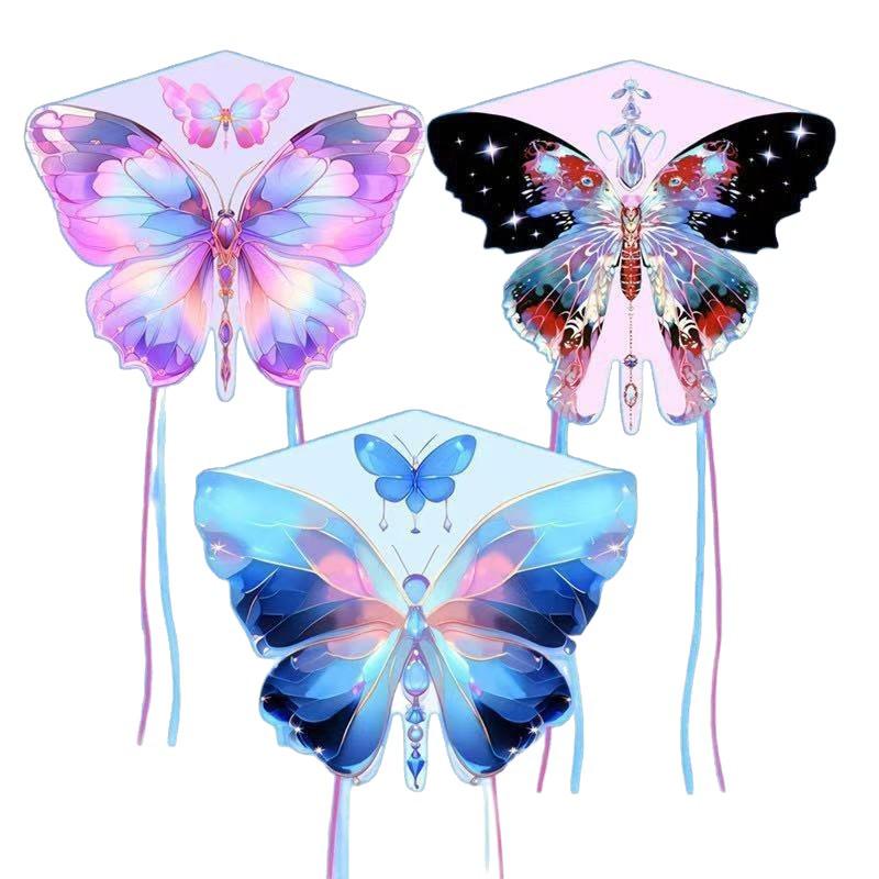 High-Grade Cartoon Butterfly Kite - Easy to Fly in Light Breeze for Kids & Adults