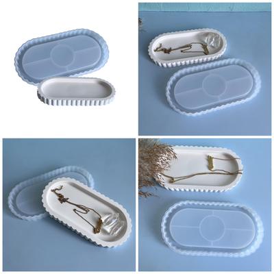 Creative Oval Striped Silicone Mold For Creative DIY Projects Featuring Stripe Details And High Quality Material