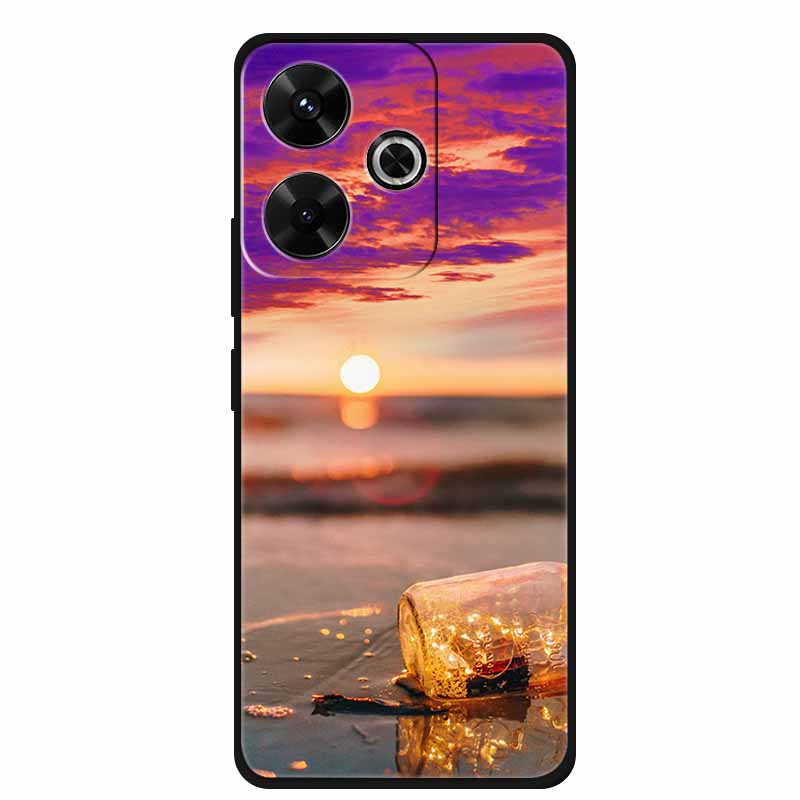 Fashion Cover For Xiaomi Poco M6 Pro Girly Case For Funda Poco M6 Coque Soft Silicone Phone Case Xiaomi Poco M6 Pro Protector