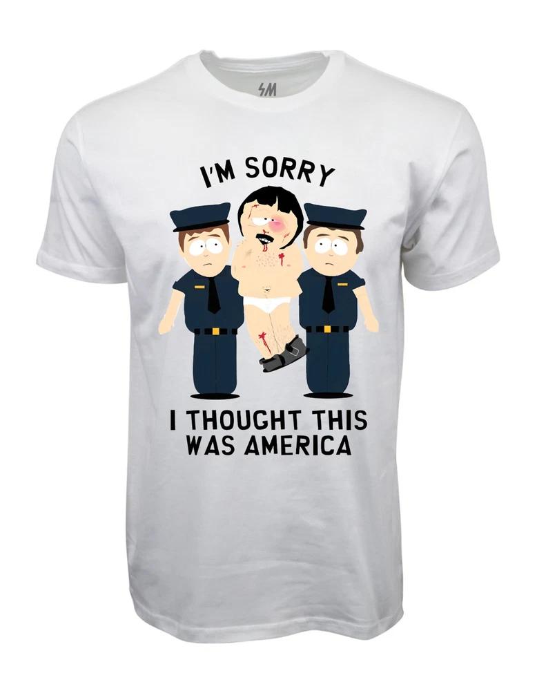 I Am Sorry I Thought This Was America Graphic Black TShirt S