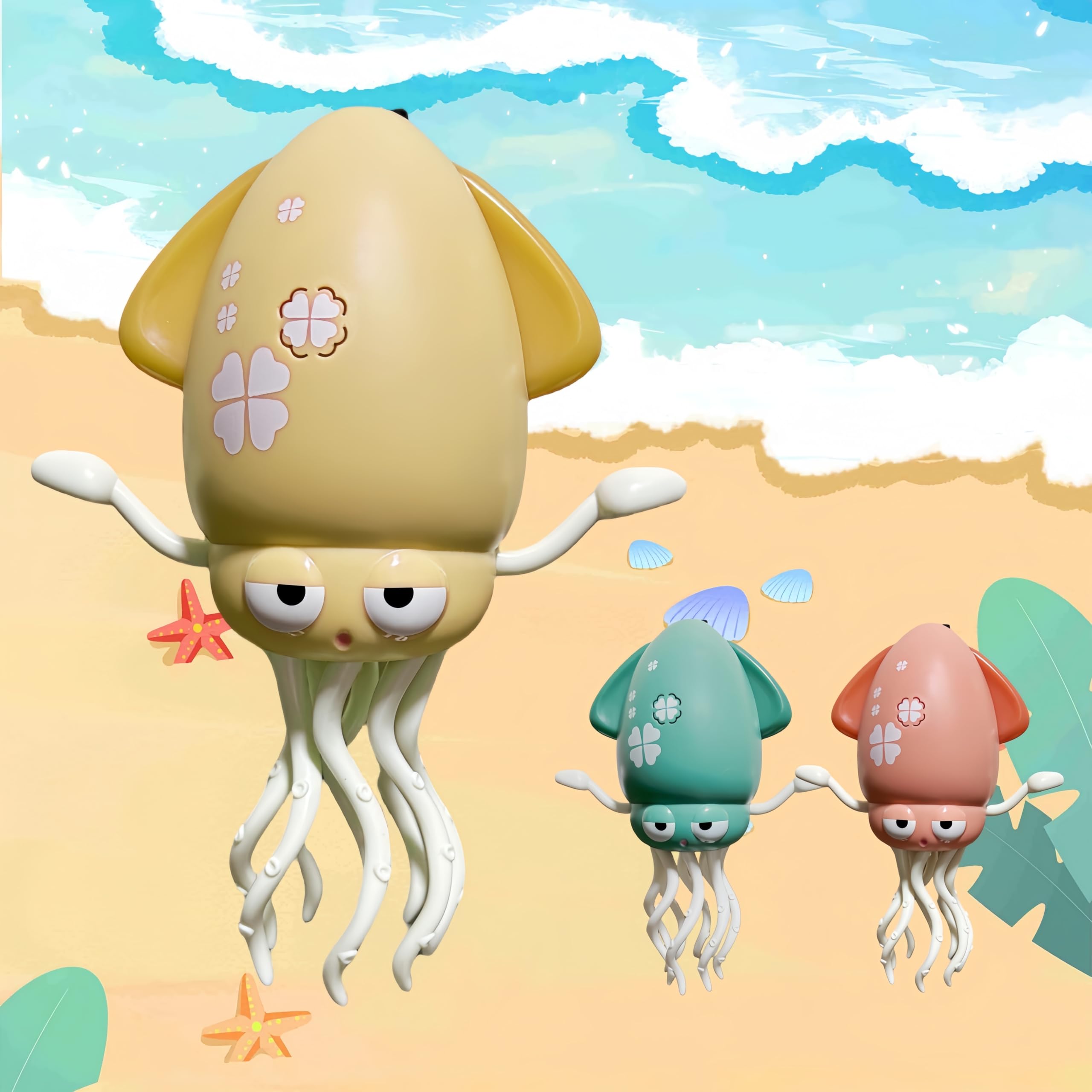 

Moving Octopus Robot Dancing Squid Dancing Automatic Obstacle LED Lights Pretend Educational Soothing Birthday Gift Toy, Toy, Electric, Octopus,