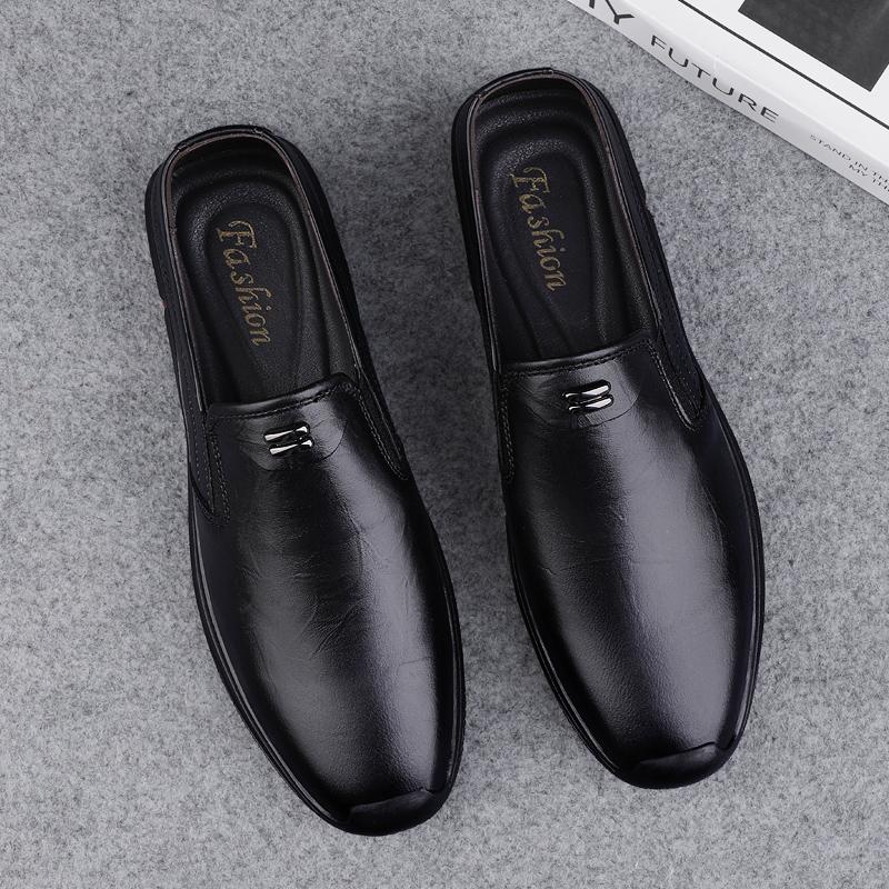 Fashion Luxury Brand Men Handmade Genuine Leather Loafers Shoes Casual Driving Flats Slip-on Shoes Men High Quality Business Comfy Shoes