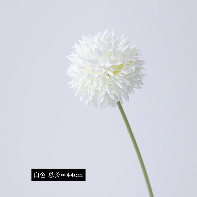 20Pc/lot Artificial Silk Flower Onion Ball Wedding Backdrop Decor Flower Arrangement Fake Dandelion Home Decoration Party Floral