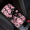 Dreaweet Stylish Spider Web Printed Black Car Center Console Armrest Cushion Cover Pad Soft Car Armrest Seat Box Cover Protector Auto Car Interior