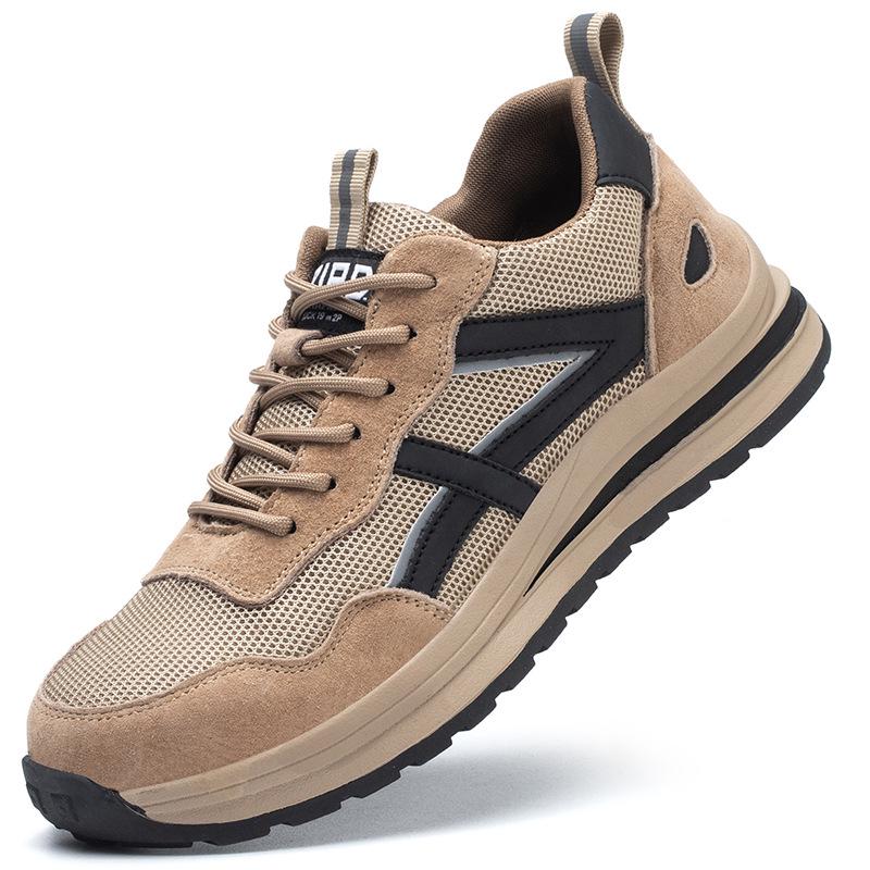 Men s Safety Shoes - Anti-Smash, Anti-Puncture, Breathable, Lightweight, Soft Mesh Work Sneakers.