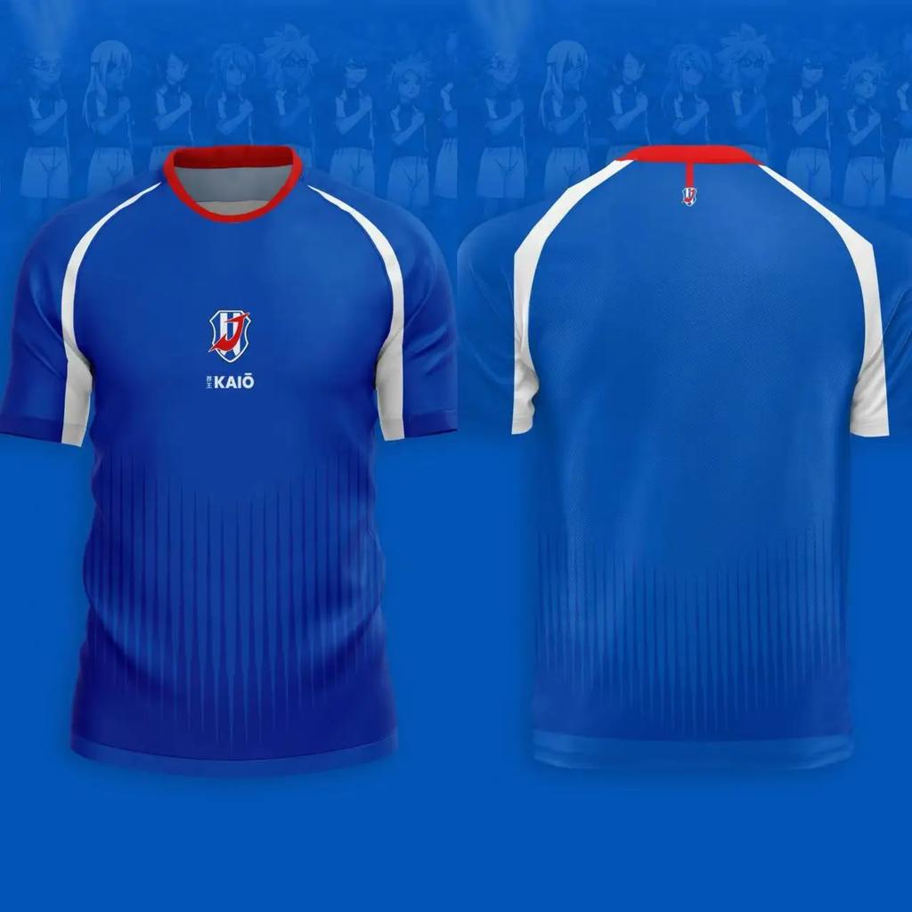 Maglia Kaio Inazuma Eleven Cosplay Anime Stampa 3D T-shirt da Uomo Uomo Donna Sportiva Maglietta da Calcio Harajuku Y2k Top Tee Abbigliamento Uomo