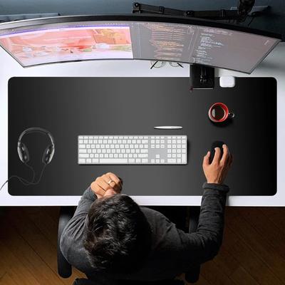 Büyük Boy Ofis Masa Matı PU Deri Su Geçirmez Mouse Pad Masaüstü Klavye Masa Pad Oyuncu Mousepad PC Aksesuarları