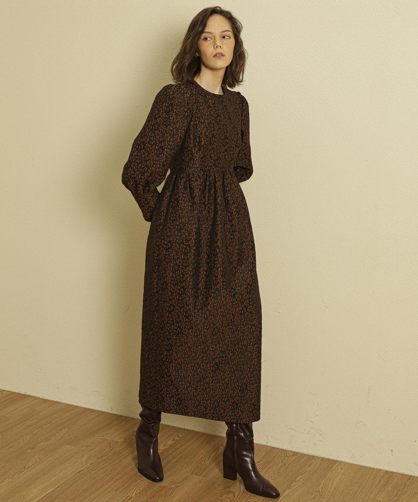 Tina Blossom Chagall Brown Dress