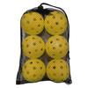 High Visibility 74mm Pickleball Good Performance 40 Holes Pickleball  Outdoor Courts