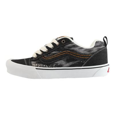 Knu Skool Retro Cómodas Casuales Zapatillas de Skate de Caña Baja Unisex Zapatillas Negras VN0009QCBPB