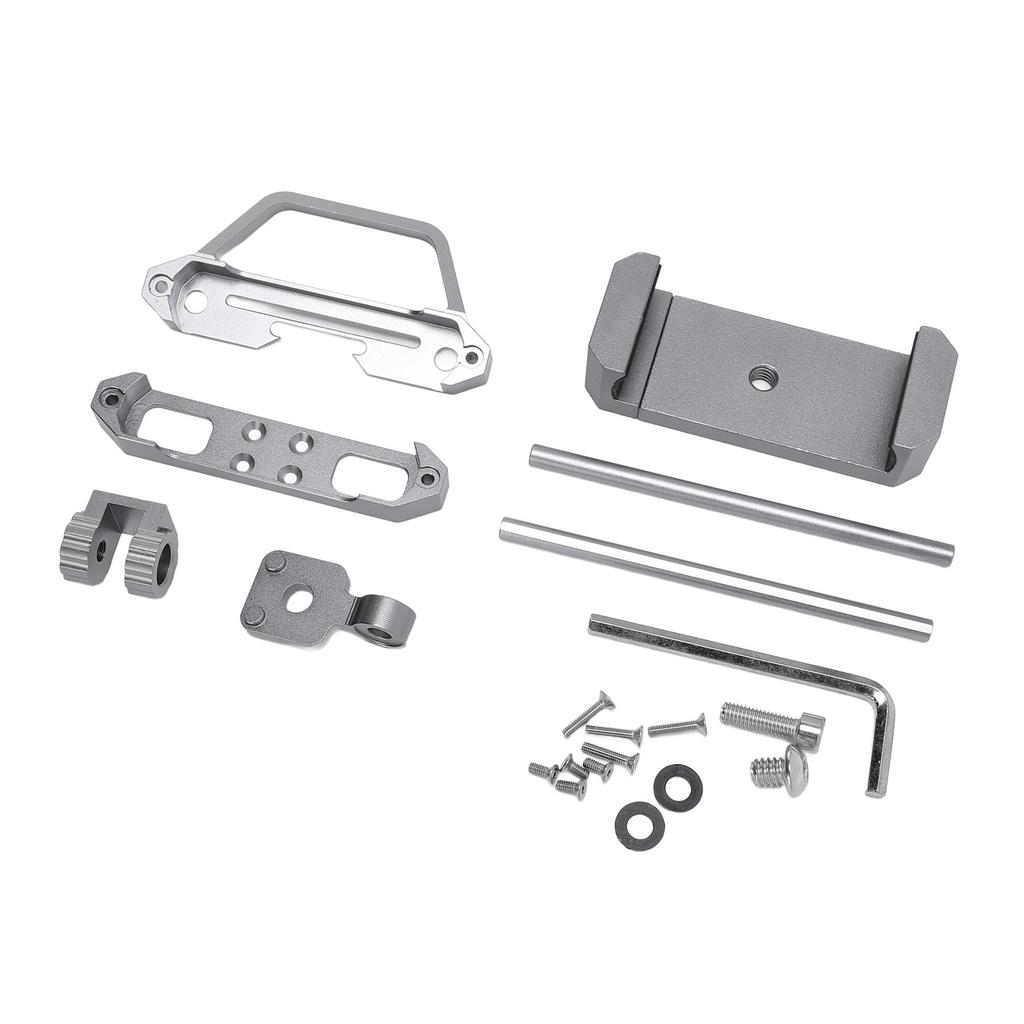 Screen Protective Bracket with Phone Holder Metal High Strength for Flysky Noble NB4 RC Car