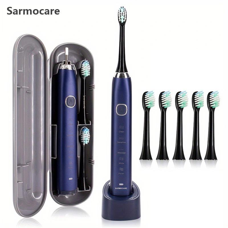 Cross-Border S100 Electric Toothbrush with 8 Heads, 5 Modes, Portable Case & Induction Charging