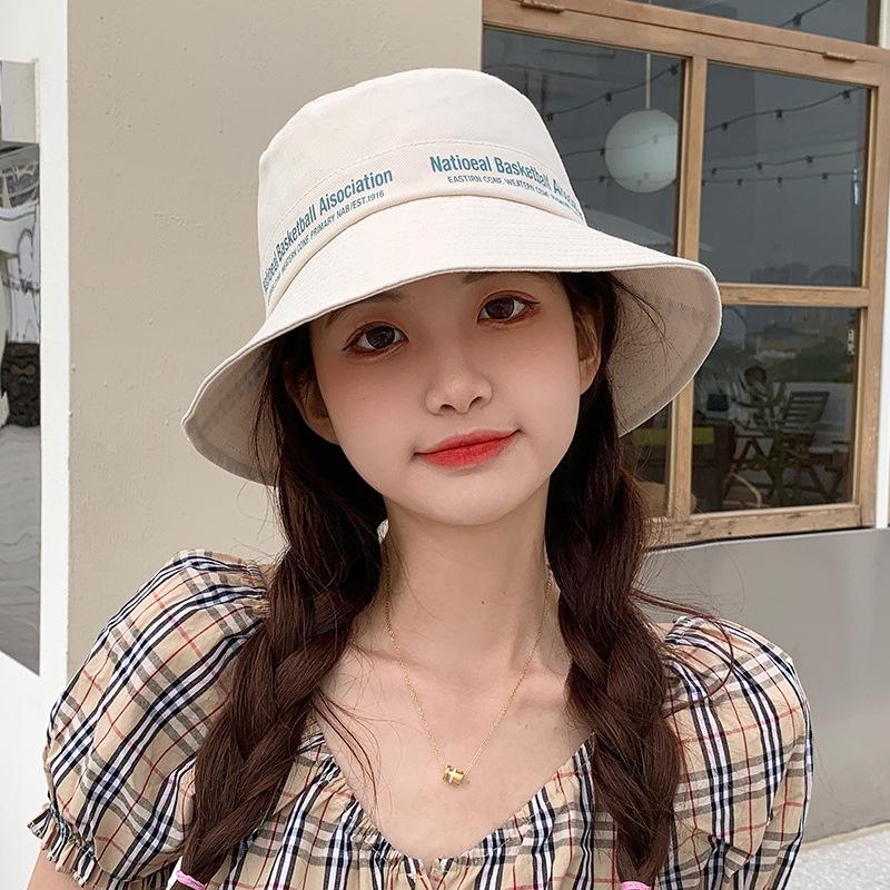 Pot Hat Female Fisherman Hat Summer Sun Shading and Sun Protection Hat Women Korean Trendy Sun Hats Fashion