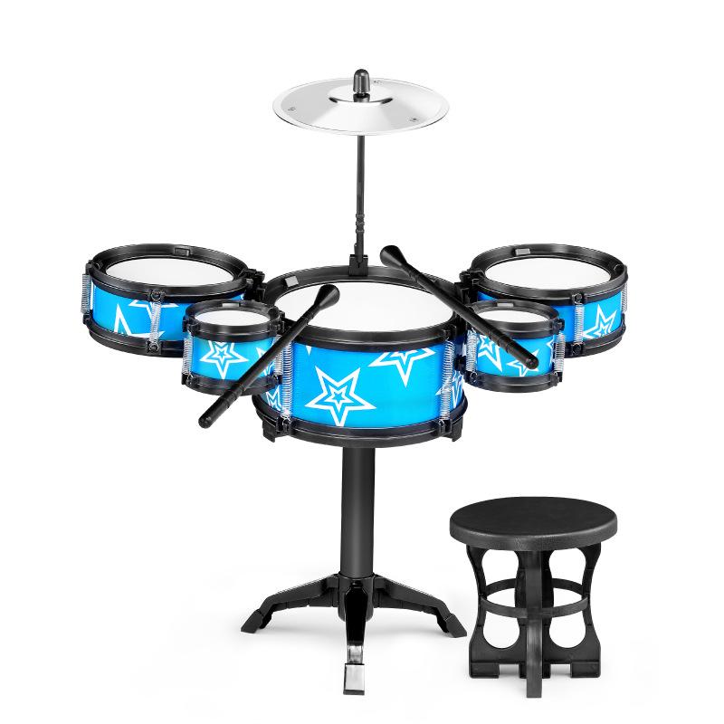 Kids' Jazz Drum Set - Beginner Percussion Instrument Toy