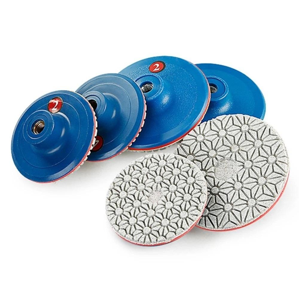 4 Step Grinding Disc Wet Dry Diamond Pad Stone Polishing Tool Grinding Pad  Quartz Stone