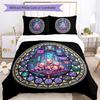 CyberPigs Inc Pattern Bedding,Quilt Set Quilt Cover Pillowcase Home Birthday Gift (1 * Duvet Cover + 2 * Pillowcase, Without Core)