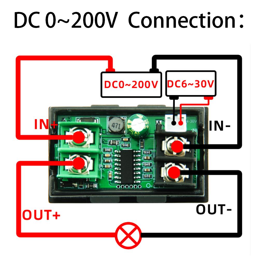 DC 0-200V 20A Digital Voltmeter 8in1 Multifunction Tester IPS LCD Voltage Current Power Energy Battery Electricity Test Meter