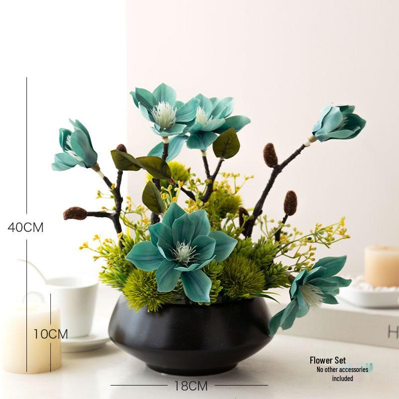 Nordic Modern Faux Flower Bouquet for Indoor Living Room or Dining Table Decor