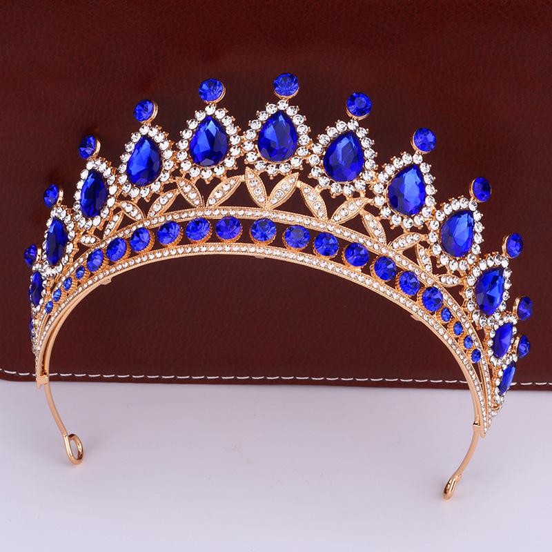 Bridal Crown Wedding Birthday Party Tiara Princess Adult Hair Accessories Alloy Rhinestone Crown