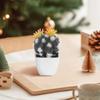 Artificial Succulents Bonsai Plants Mini Succulents Simulation Evergreen Cactus Indoor Shelf Bedroom Sill Office Home Decoration