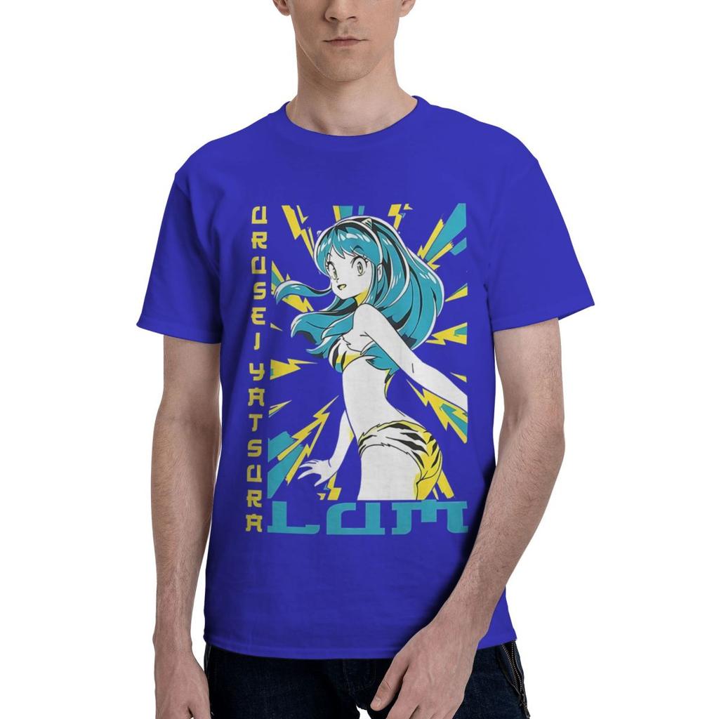 Urusei Yatsura Lum PE0136 100% Baumwolle Lässig Atmungsaktiv Bequem Totoro Kurzarm T-Shirt Lustiges Shirt