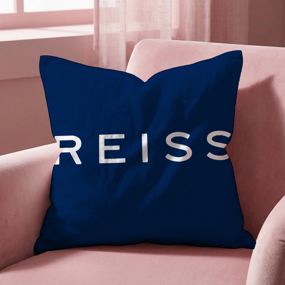 British Brand R-Reiss Cushion Cover Multi-Scene Pillow Cover for Home & Car - Reversible, Soft & Durable for Daily Use