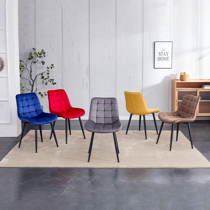 Export Fabric Dining Chair - Home & Cafe Leisure Backrest Chair