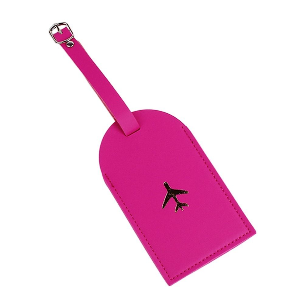 Boarding Pass PU Luggage Tag Airplane Suitcase Tag Information Card Baggage Name Tags Women